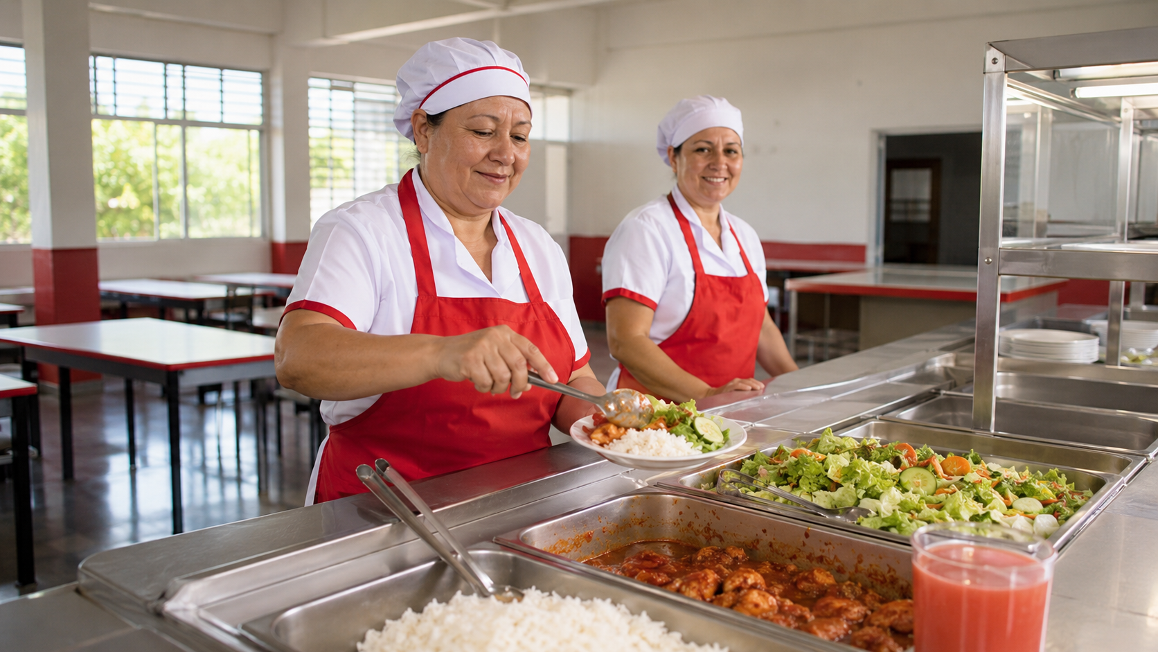 Servicio profesional de comedor estudiantil